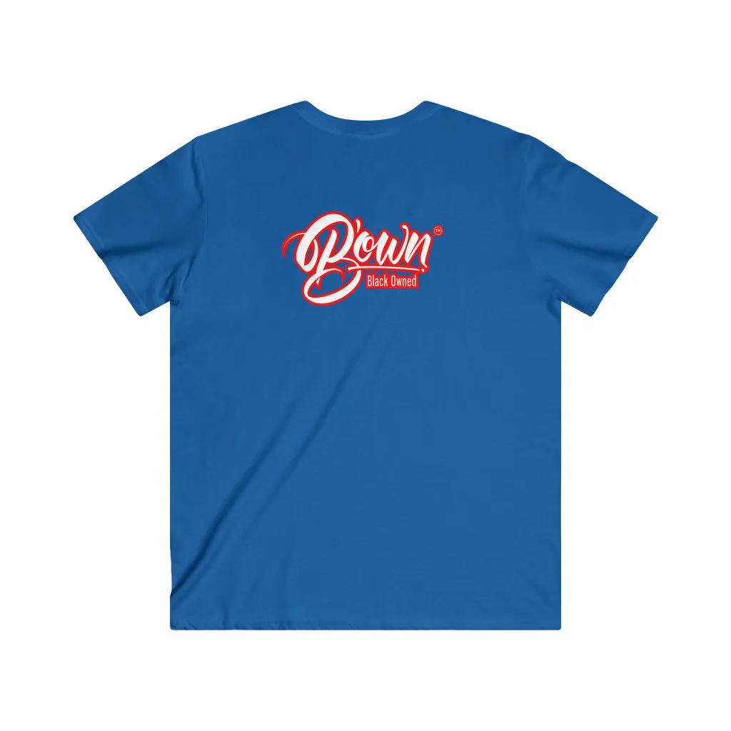 Men's Fitted V-Neck Short Sleeve Tee