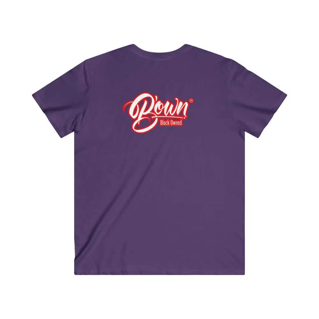 Men's Fitted V-Neck Short Sleeve Tee