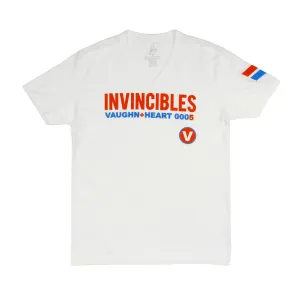 Men's - Invincibles Arsenal Soccer White V-Neck T-Shirt