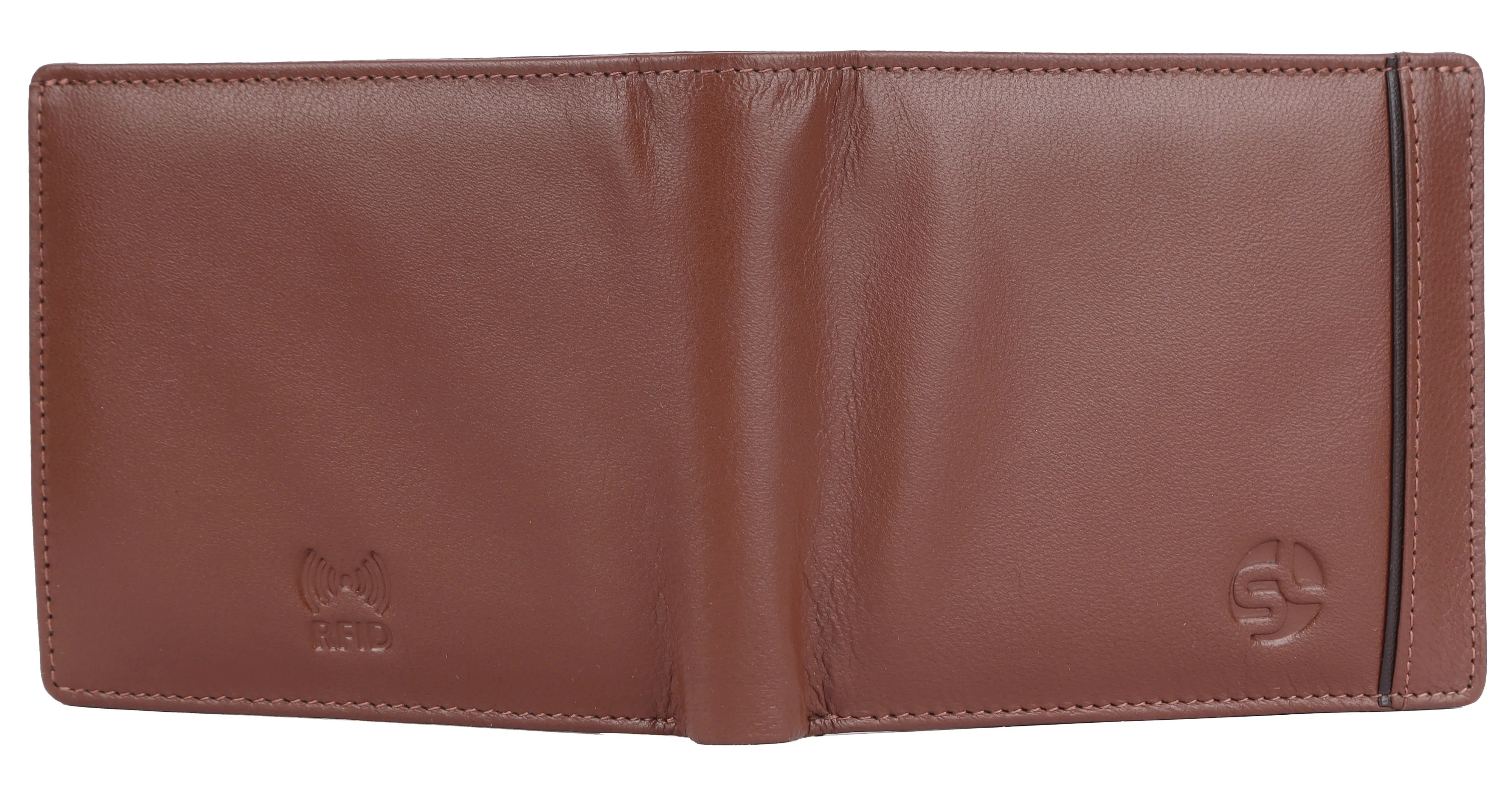 MENS LEATHER WALLET (RFID) 93710 (TAN)