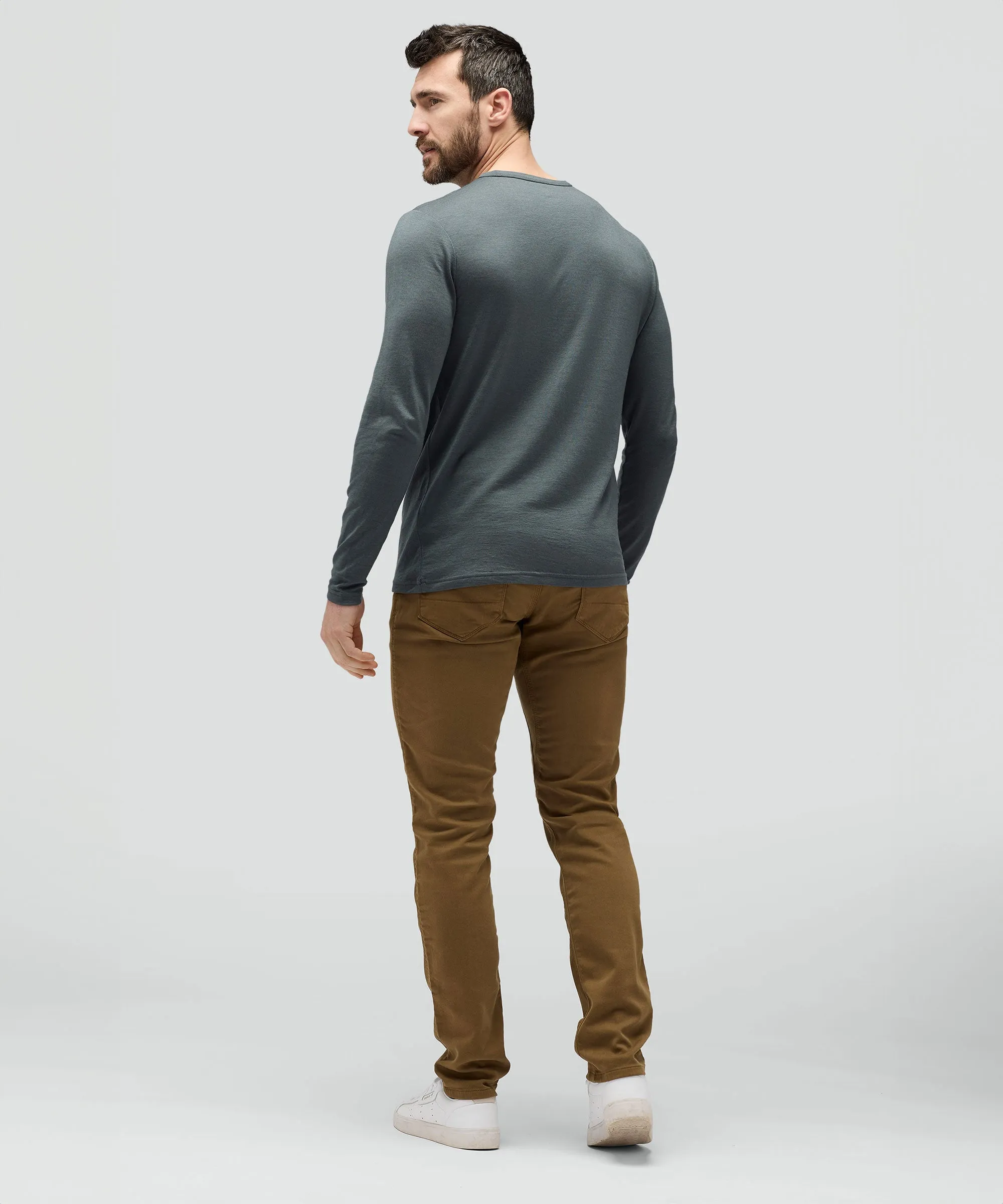 Men's Long Sleeve Merino Crew