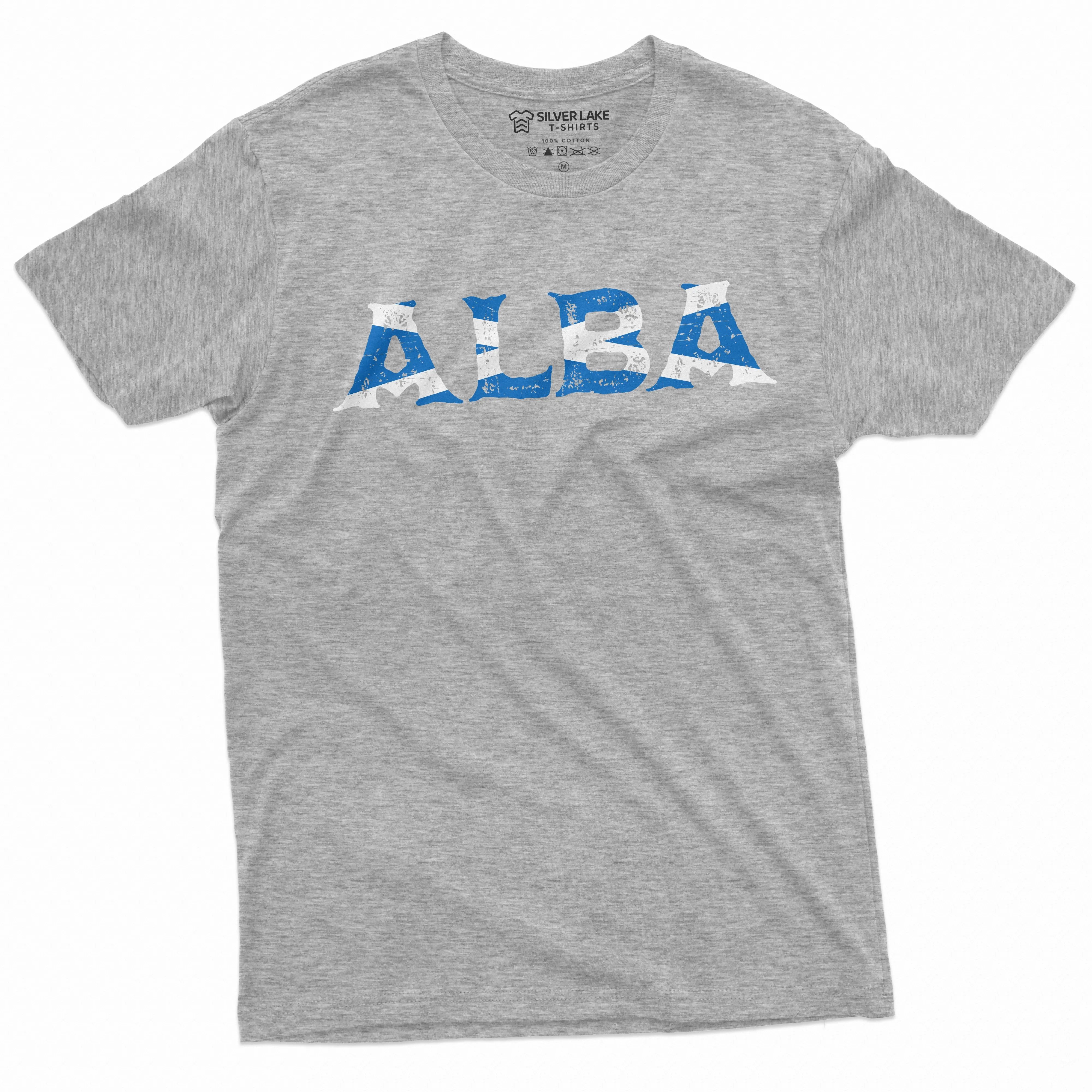 men's scotland alba t-shirt scottish flag patriotic mens womens tee shirt