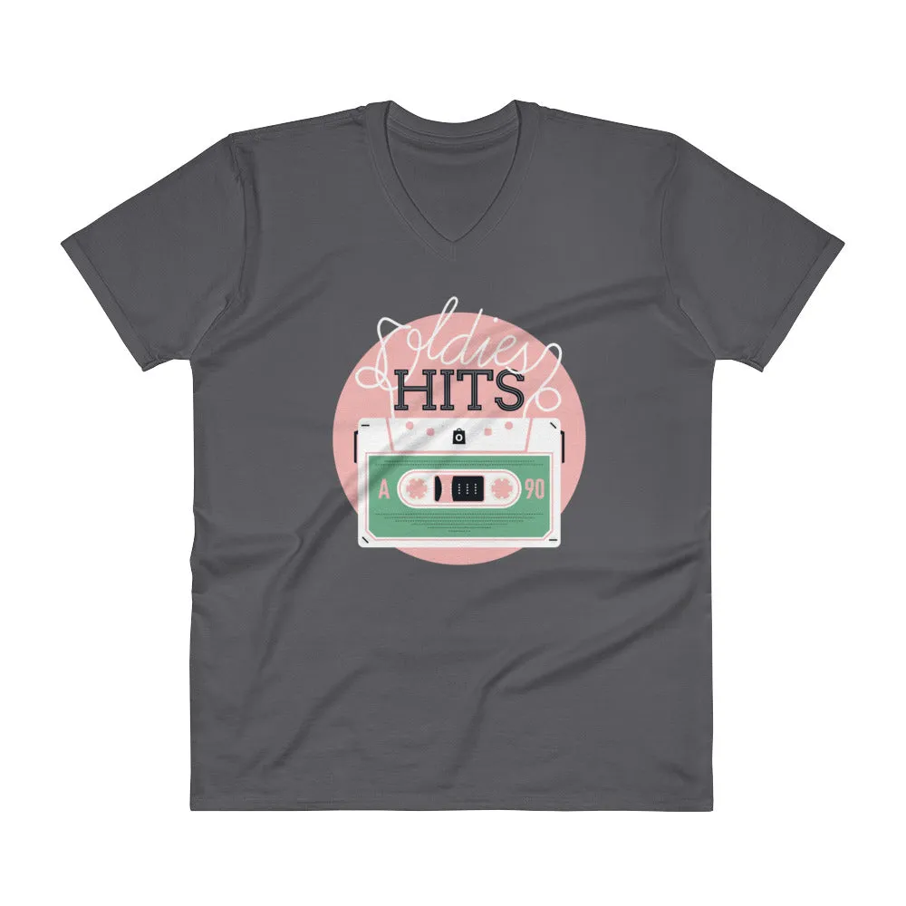 Men's V- Neck T Shirt - Retro Revive