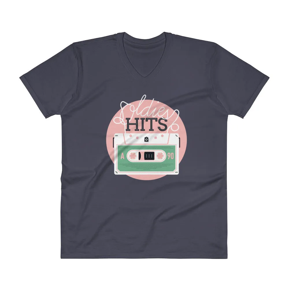 Men's V- Neck T Shirt - Retro Revive