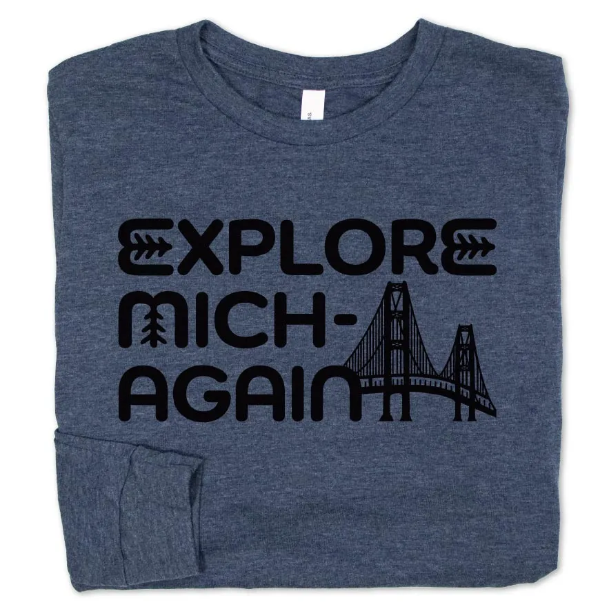Mich-Again long sleeve tee