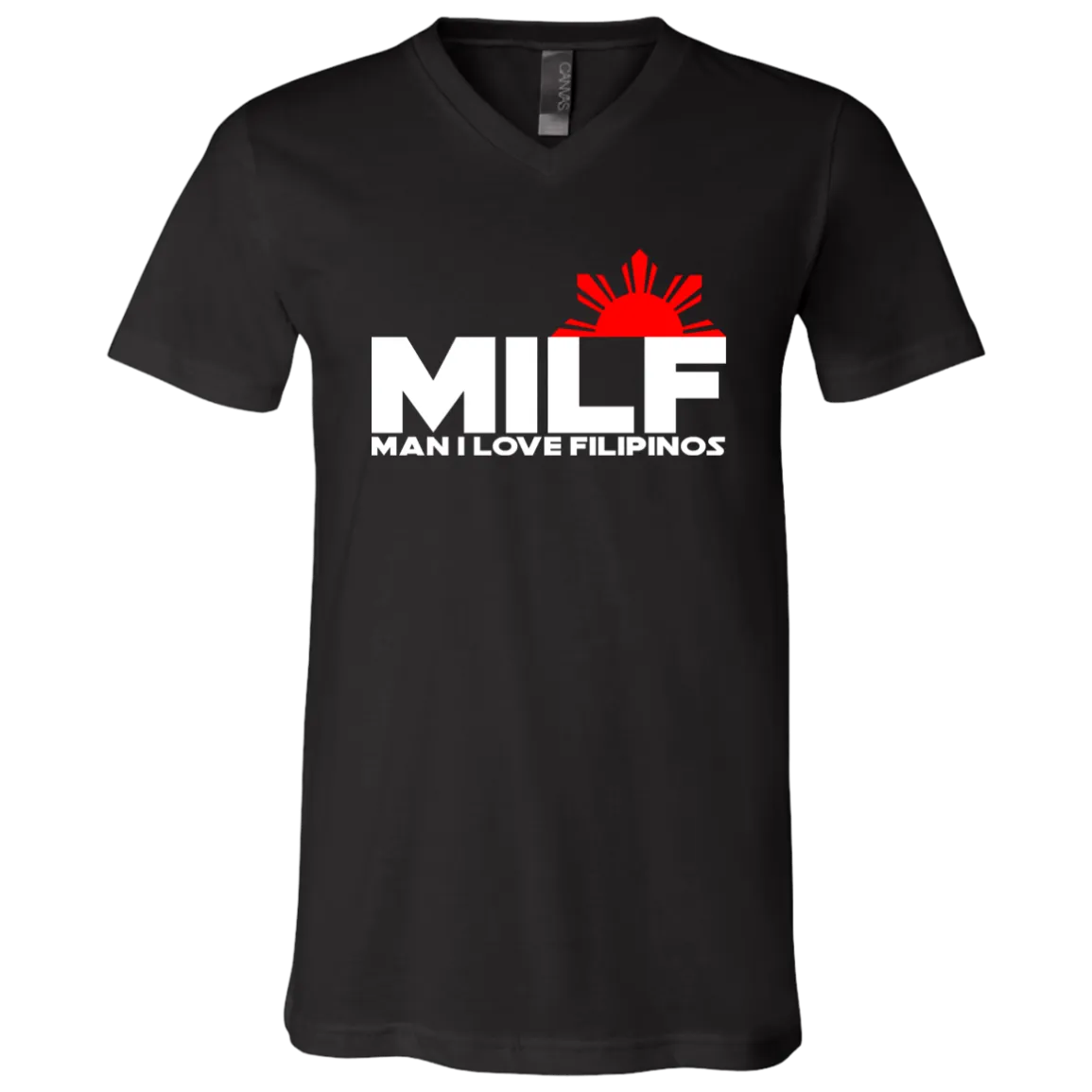 MILF Man I Love Filipinos Unisex Jersey V-Neck T-Shirt