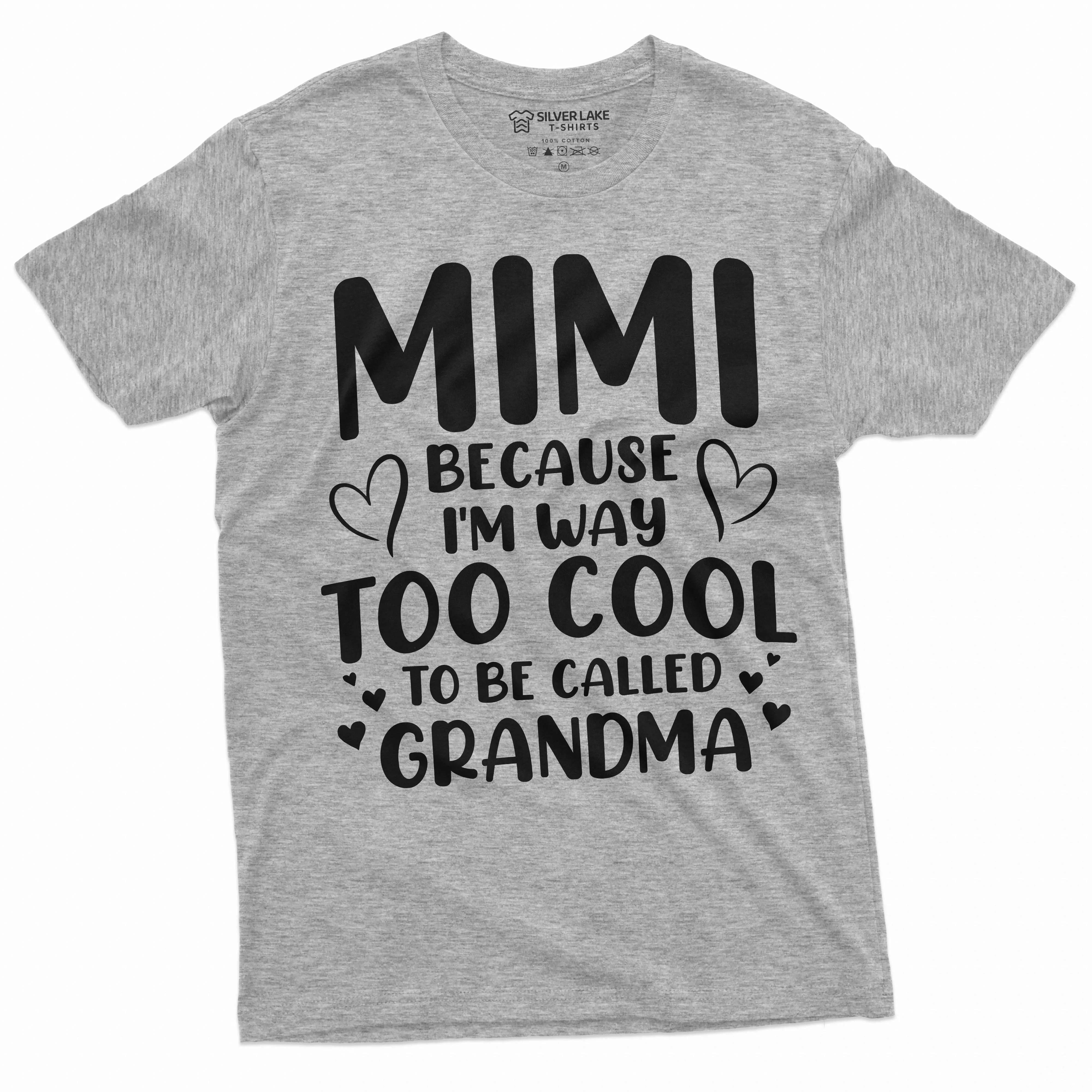 Mimi Grandma T-shirt Grandmother gift shirt mimi gifts Birthday tee shirt Christmas gift for nana