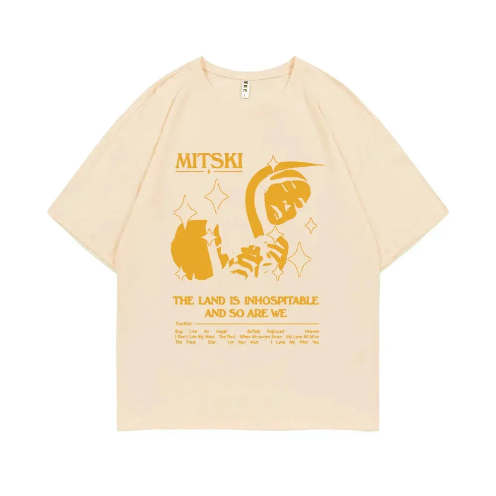 Mitski Inspired Graphic Tee – The Land Is Inhospitable Album Art