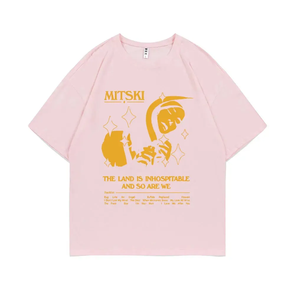 Mitski Inspired Graphic Tee – The Land Is Inhospitable Album Art
