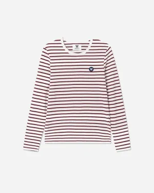 Moa long sleeve - Off White/Red