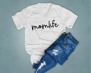 Momlife Shirt - Unisex V Neck
