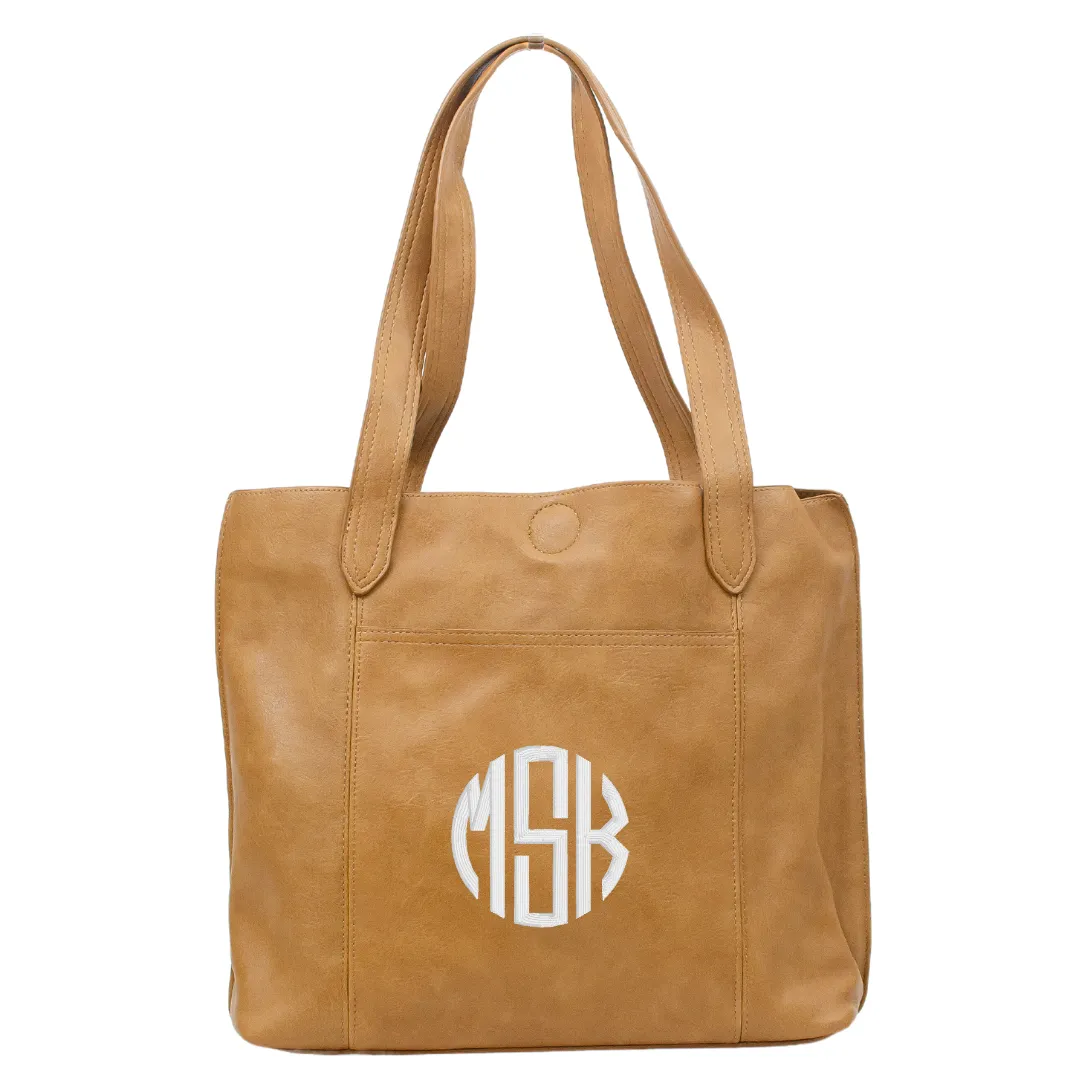 Monogrammed Oversized Tote - Taylor Tote Bag - 5 Colors