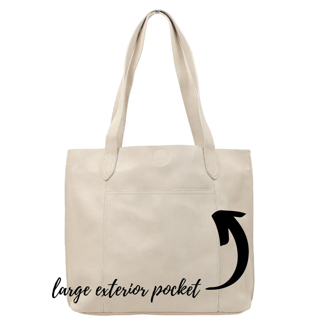 Monogrammed Oversized Tote - Taylor Tote Bag - 5 Colors