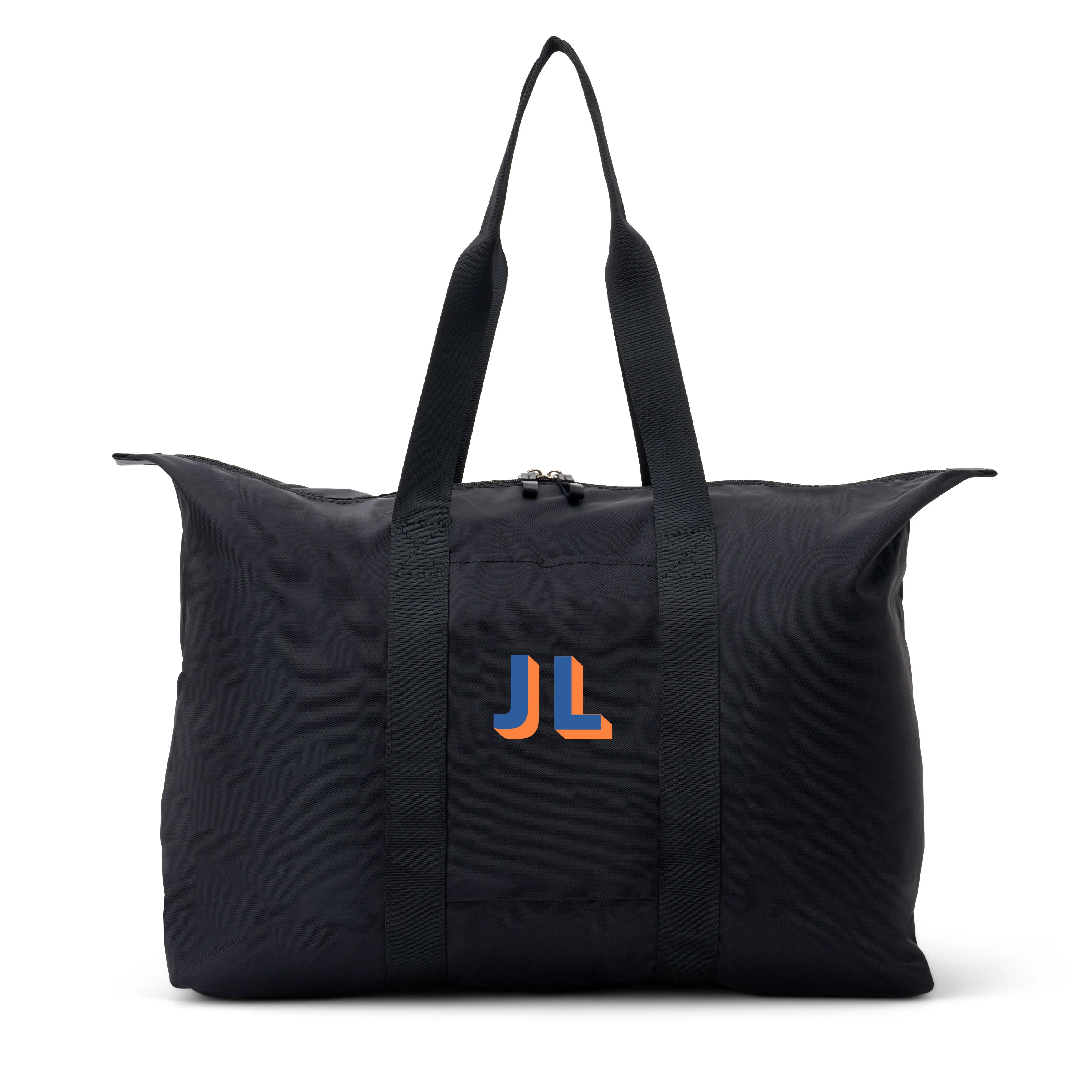 Monogrammed Packable Tote Bag