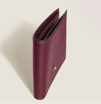 Montblanc Meisterstück Burgundy 6CC Leather Wallet