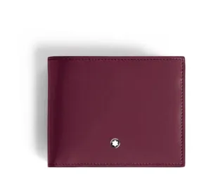 Montblanc Meisterstück Burgundy 6CC Leather Wallet