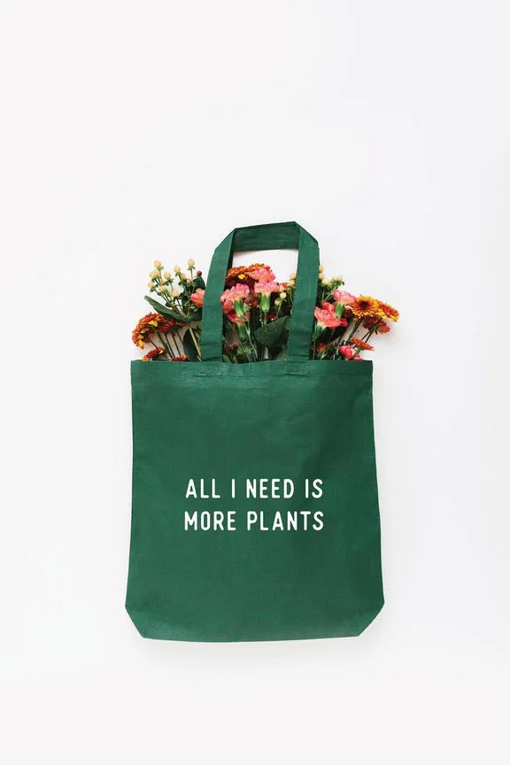 More Plants Tote Bag
