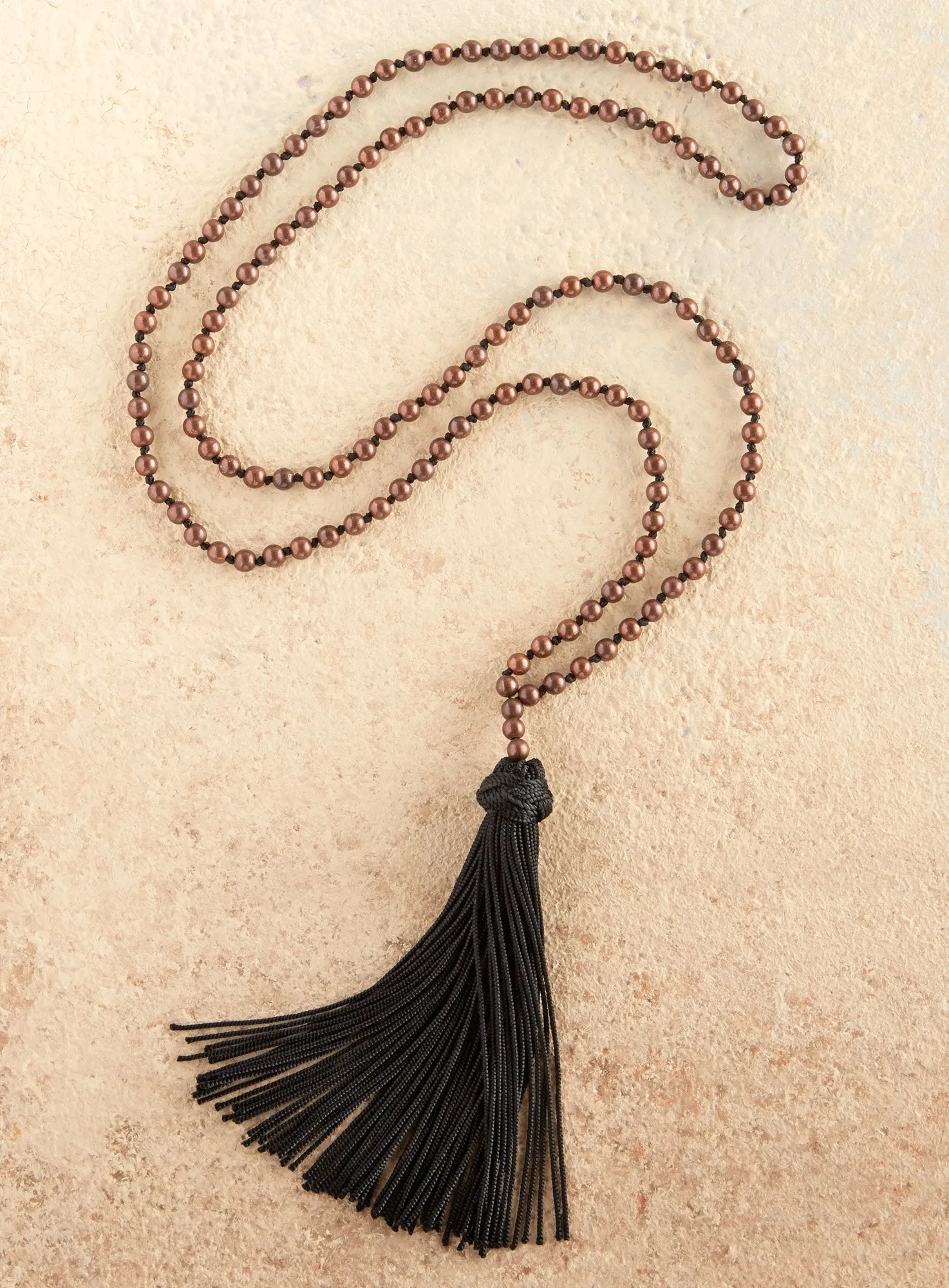Moroccan Silk Tassel Necklace