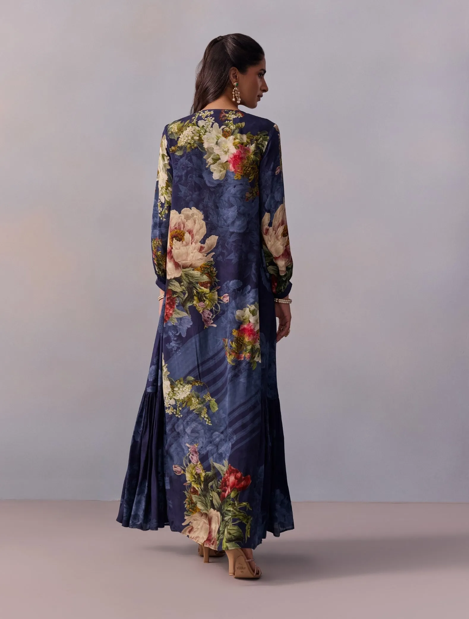 Myra navy blue tunic