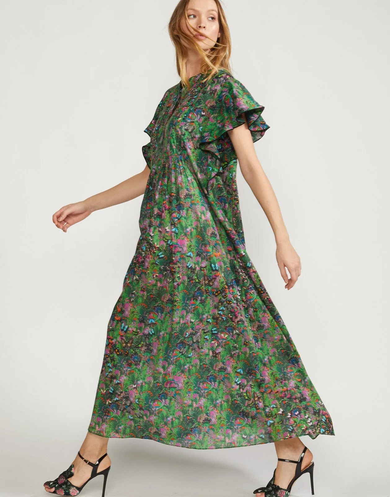 Nairobi Marble Butterfly Kaftan