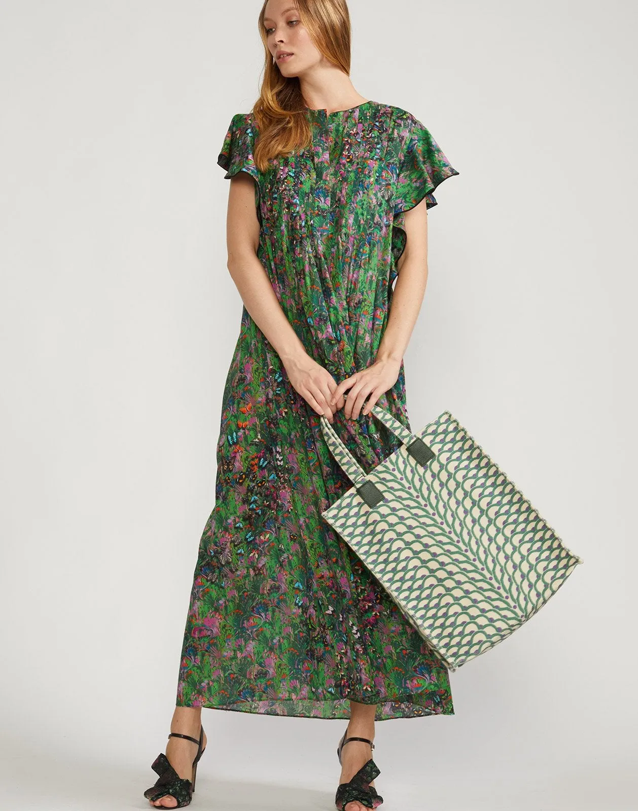 Nairobi Marble Butterfly Kaftan