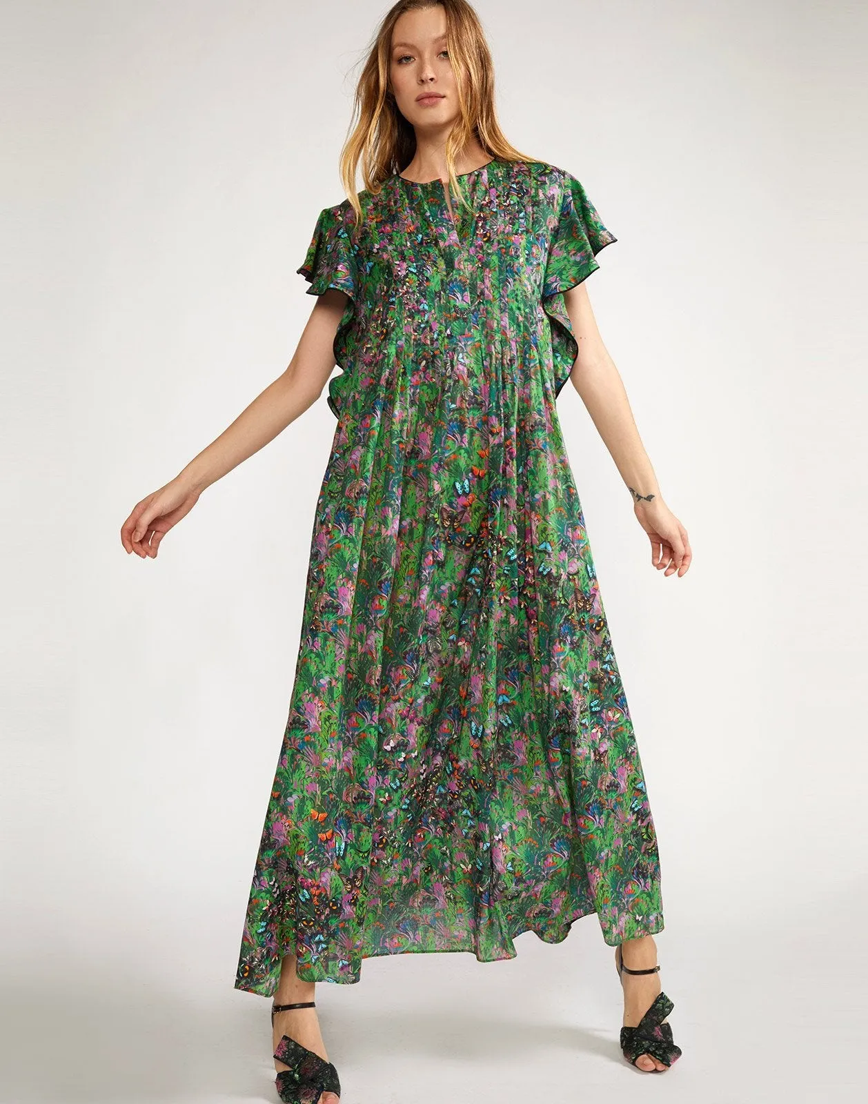 Nairobi Marble Butterfly Kaftan