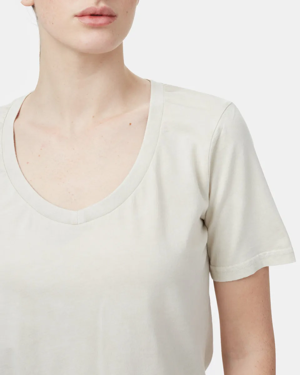 Natural Dye V-Neck T-Shirt