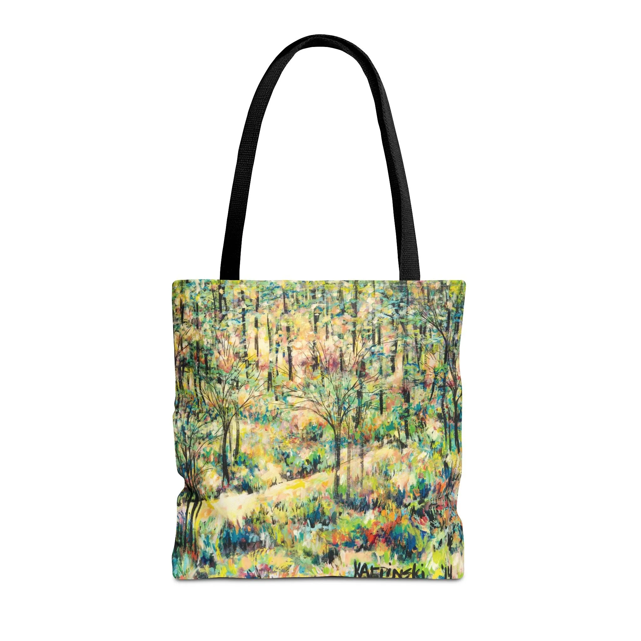 Nature Landscape Art Tote Bag Canvas Shopping Bag - Reynolda Gardens 1 - Leslie Karpinski