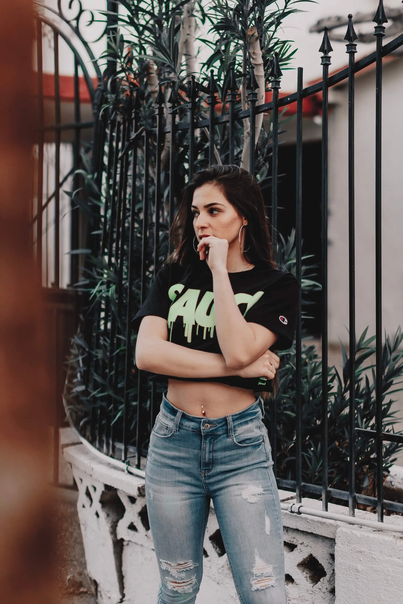 Neon Yellow | Black Tee