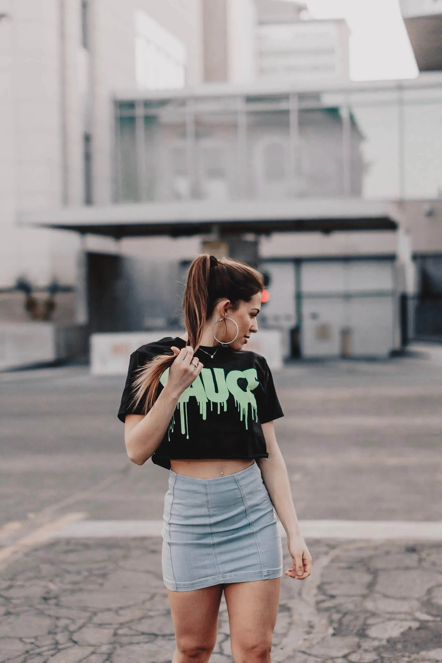 Neon Yellow | Black Tee