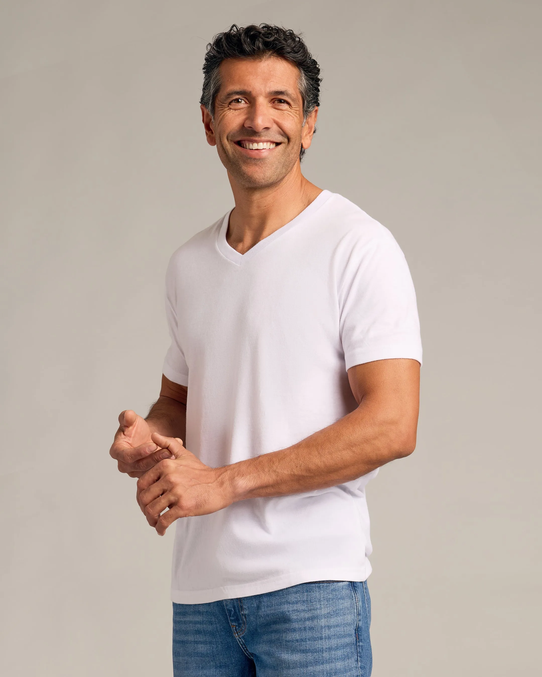 Neutral Tones V-Neck 3 Pack