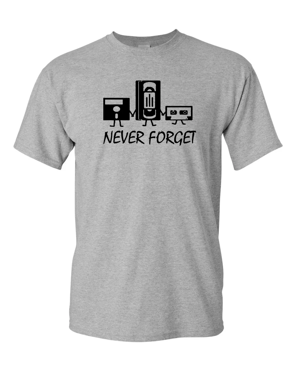 Never Forget Adult Humor Tee Men Graphic Sarcastic Funny T Shirt