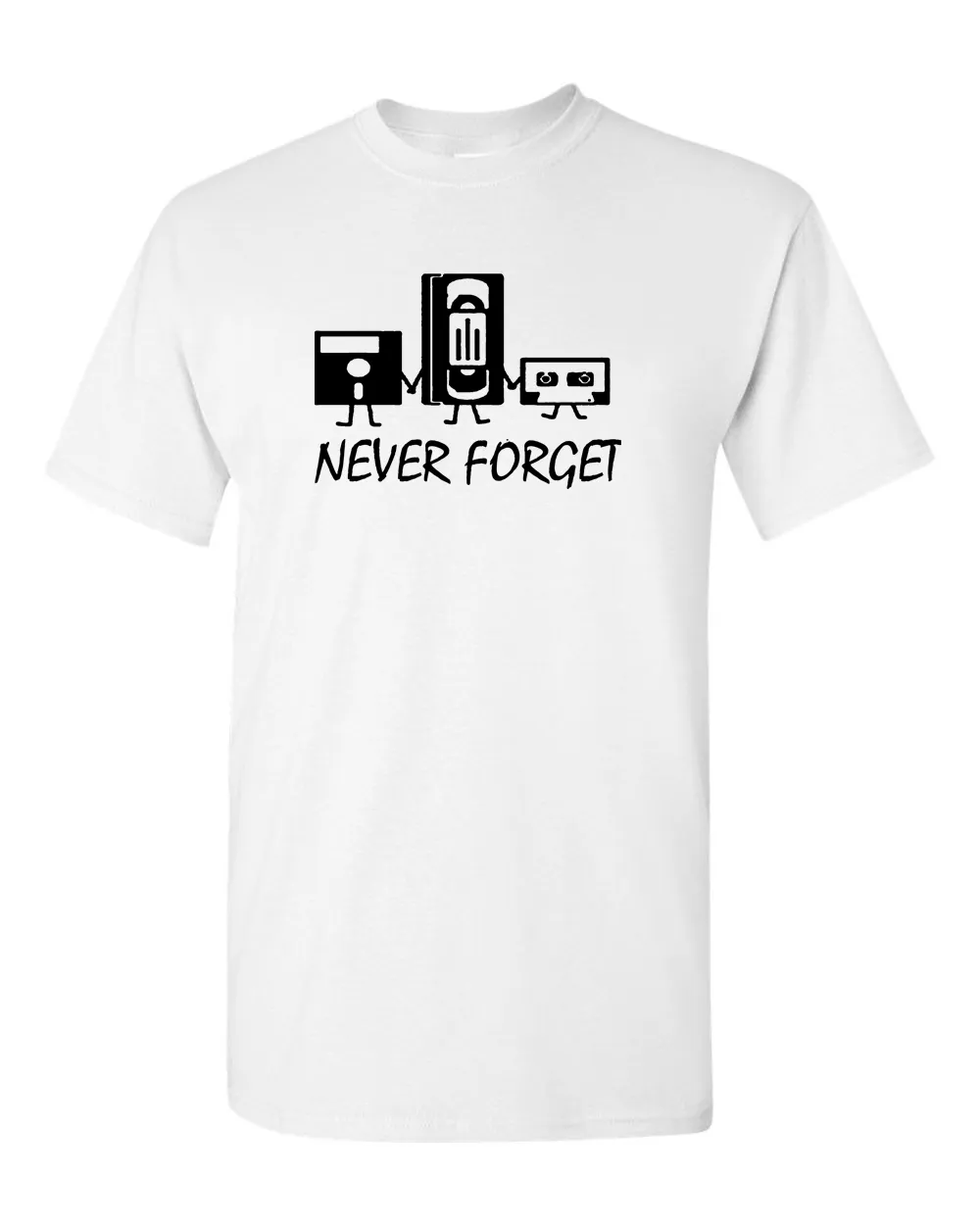 Never Forget Adult Humor Tee Men Graphic Sarcastic Funny T Shirt