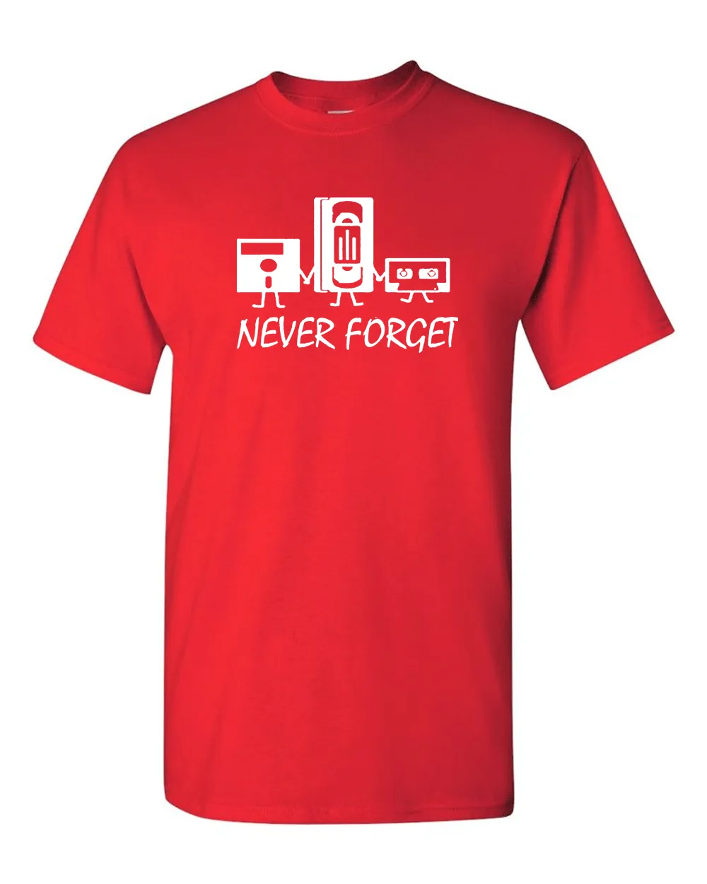 Never Forget Adult Humor Tee Men Graphic Sarcastic Funny T Shirt