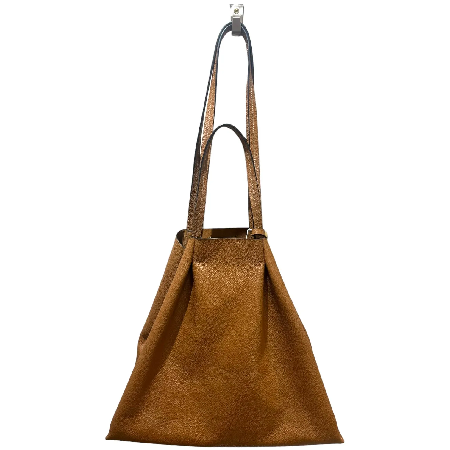 NEW & Other Stories Tan Leather Tote Bag