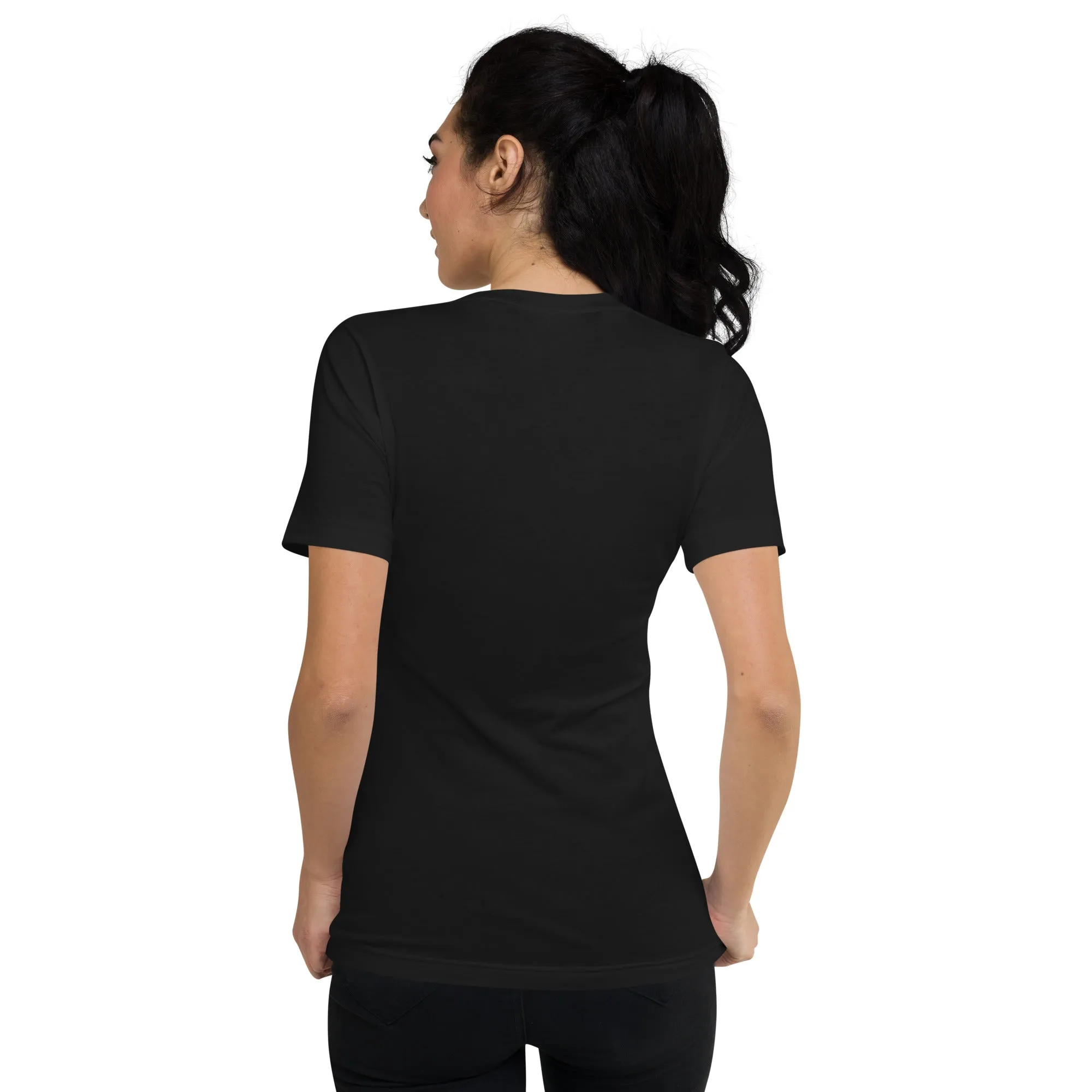 Nobody Cares Swim Faster Unisex V-Neck T-Shirt