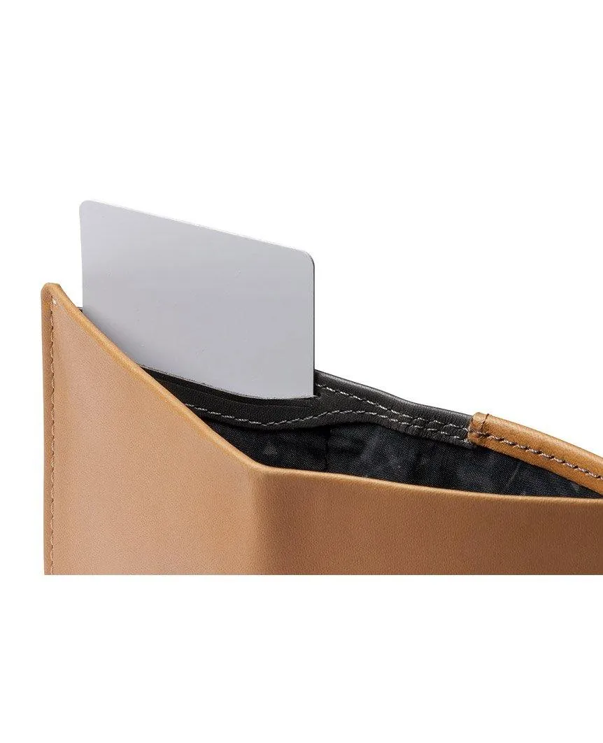 Note Sleeve Wallet RFID Tan