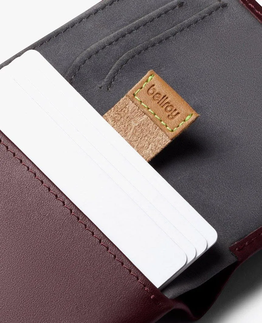 Note Sleeve Wallet RFID Wine