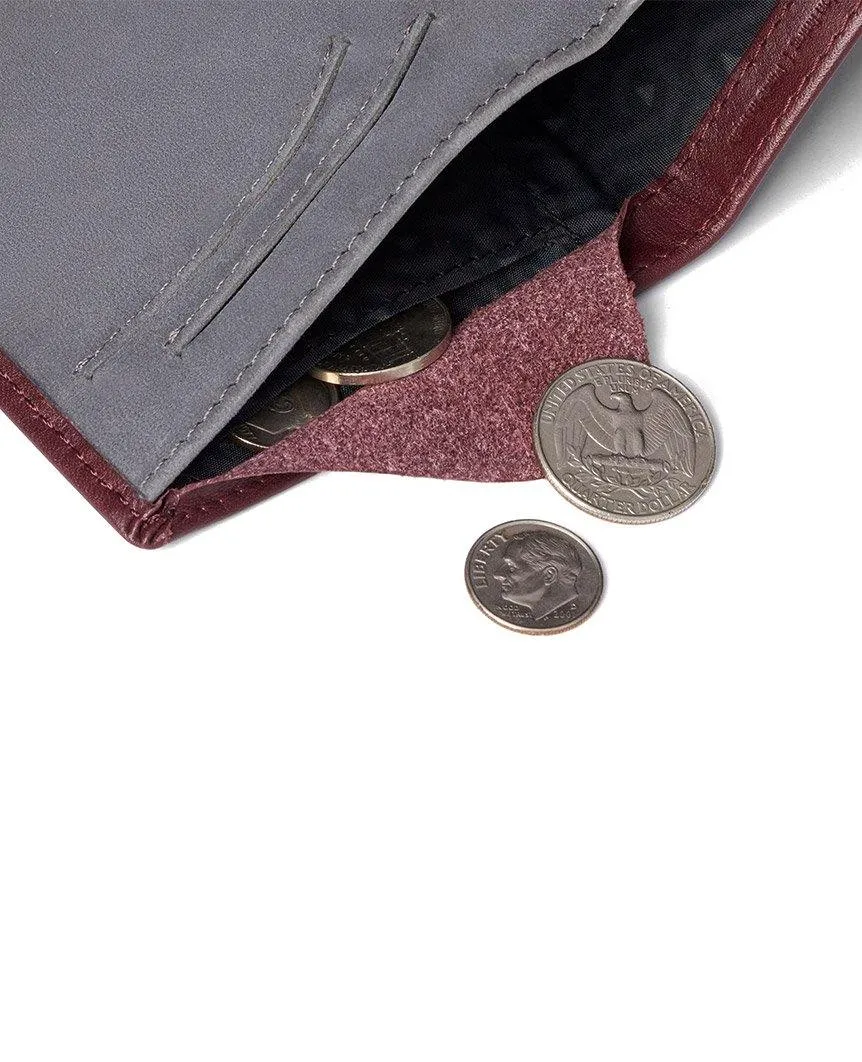 Note Sleeve Wallet RFID Wine