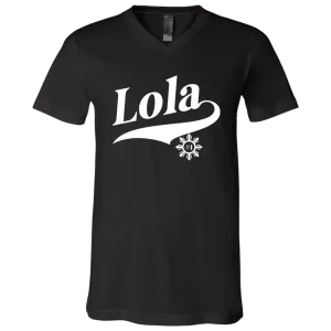 Number One Lola Unisex Jersey V-Neck T-Shirt