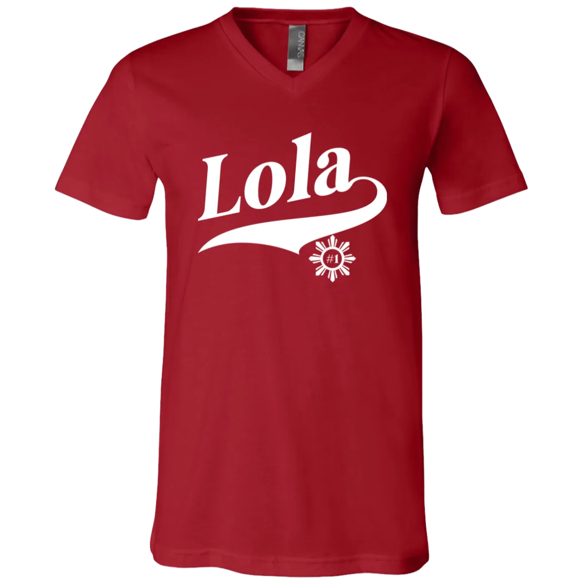Number One Lola Unisex Jersey V-Neck T-Shirt