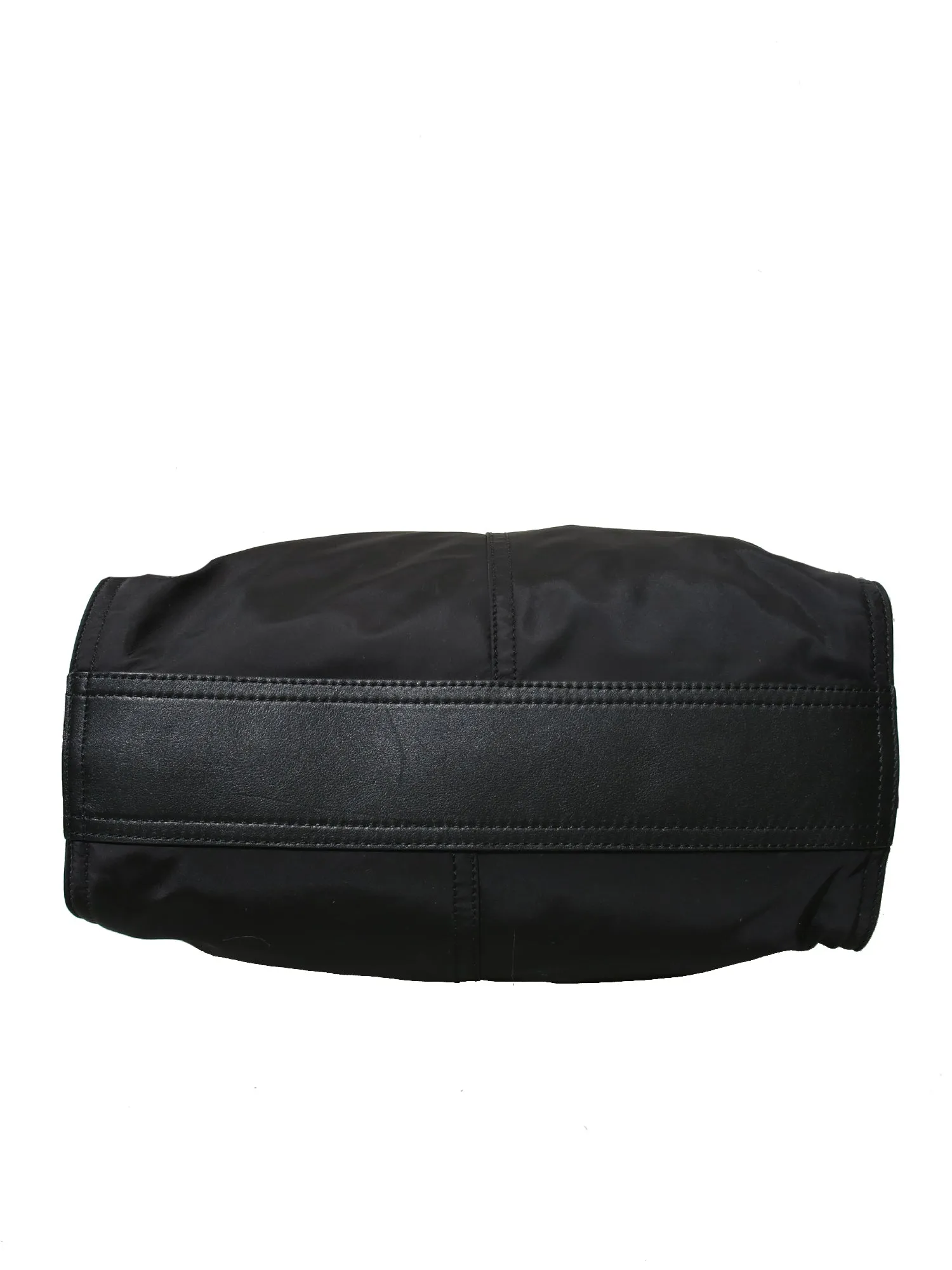 Nylon and Leather Buckleigh Tote