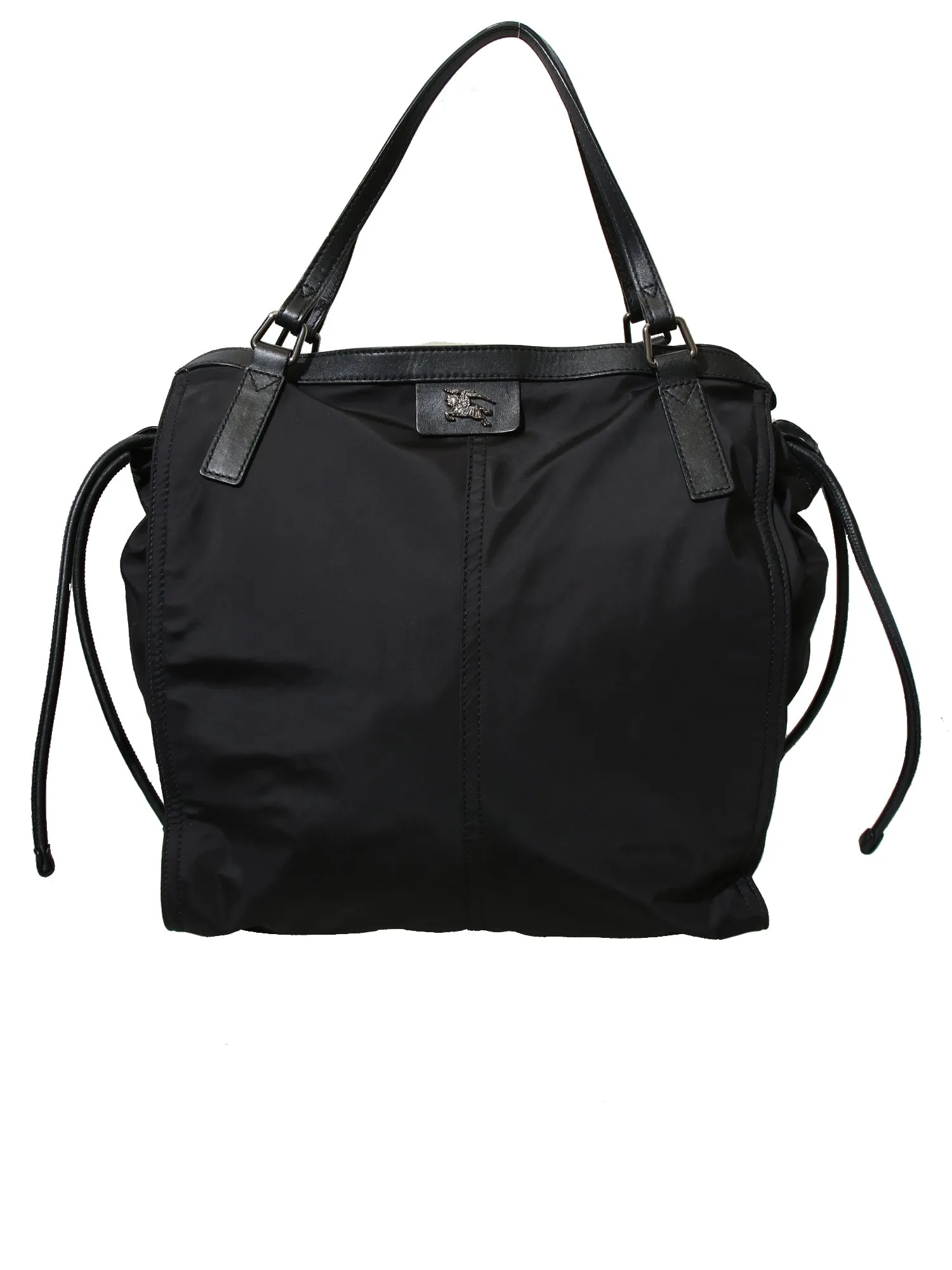 Nylon and Leather Buckleigh Tote