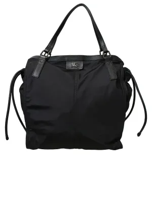 Nylon and Leather Buckleigh Tote
