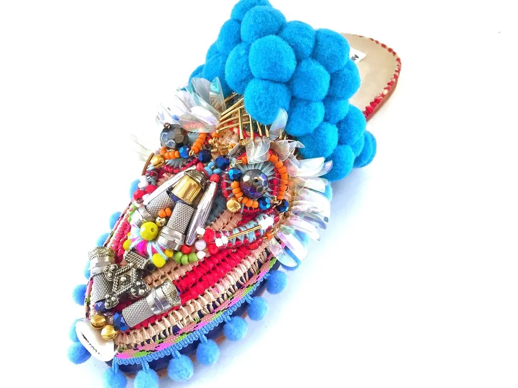 ODEN EMBELLISHED SLIPPERS