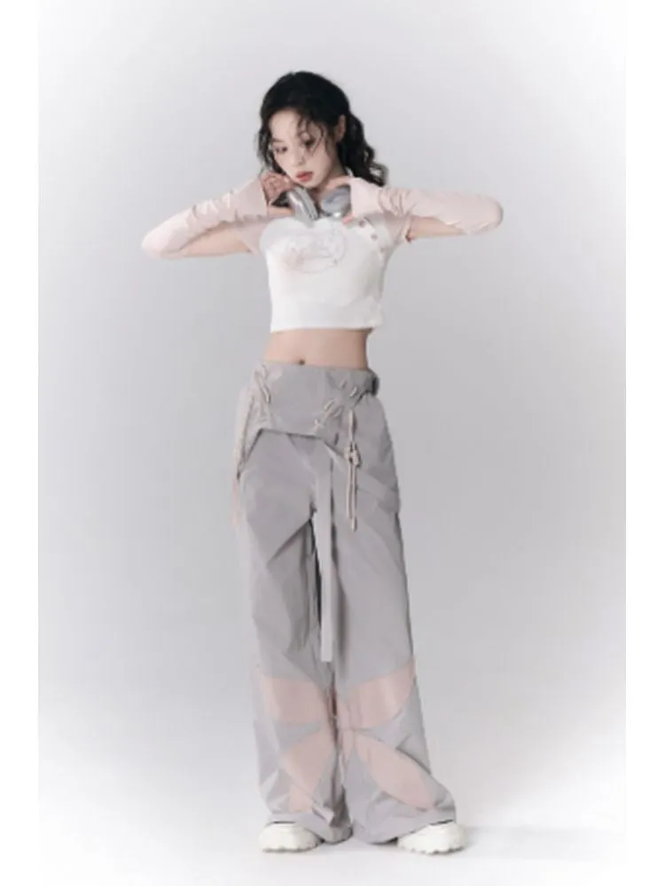 Off-Shoulder Asymmetric T-shirt