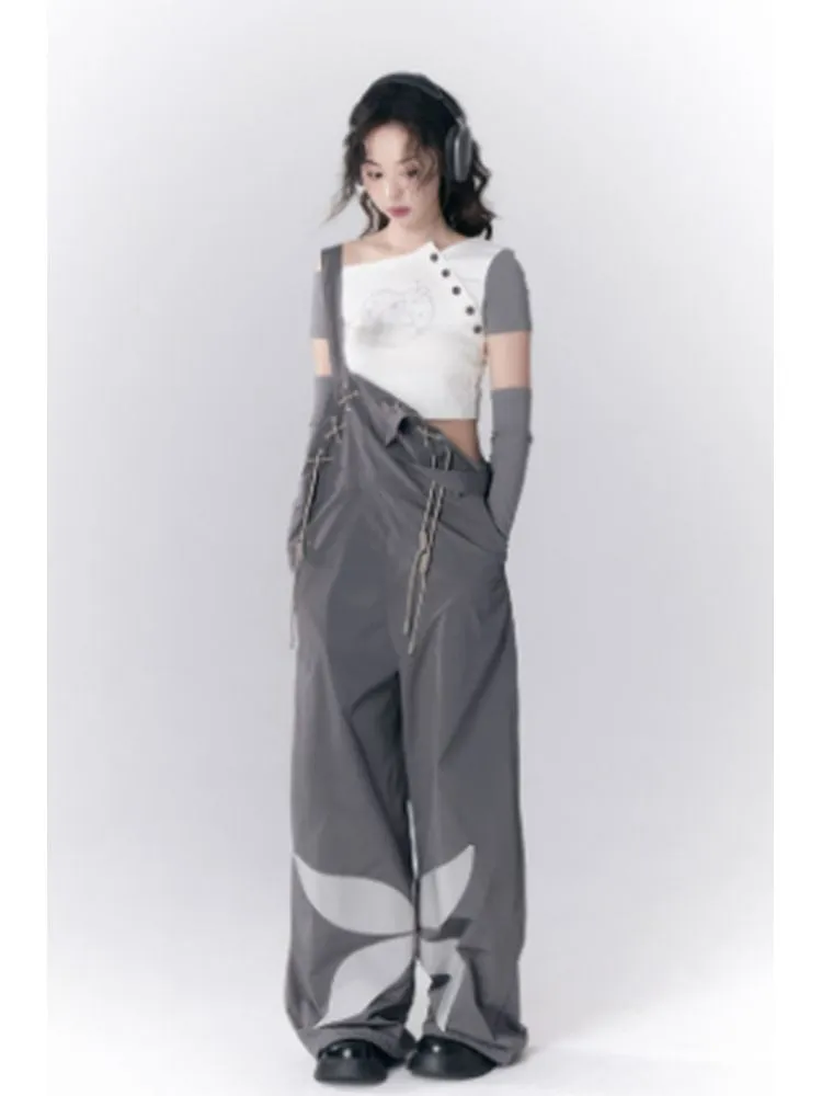 Off-Shoulder Asymmetric T-shirt
