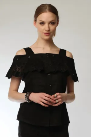 Off Shoulder Blouse   Style # 7503