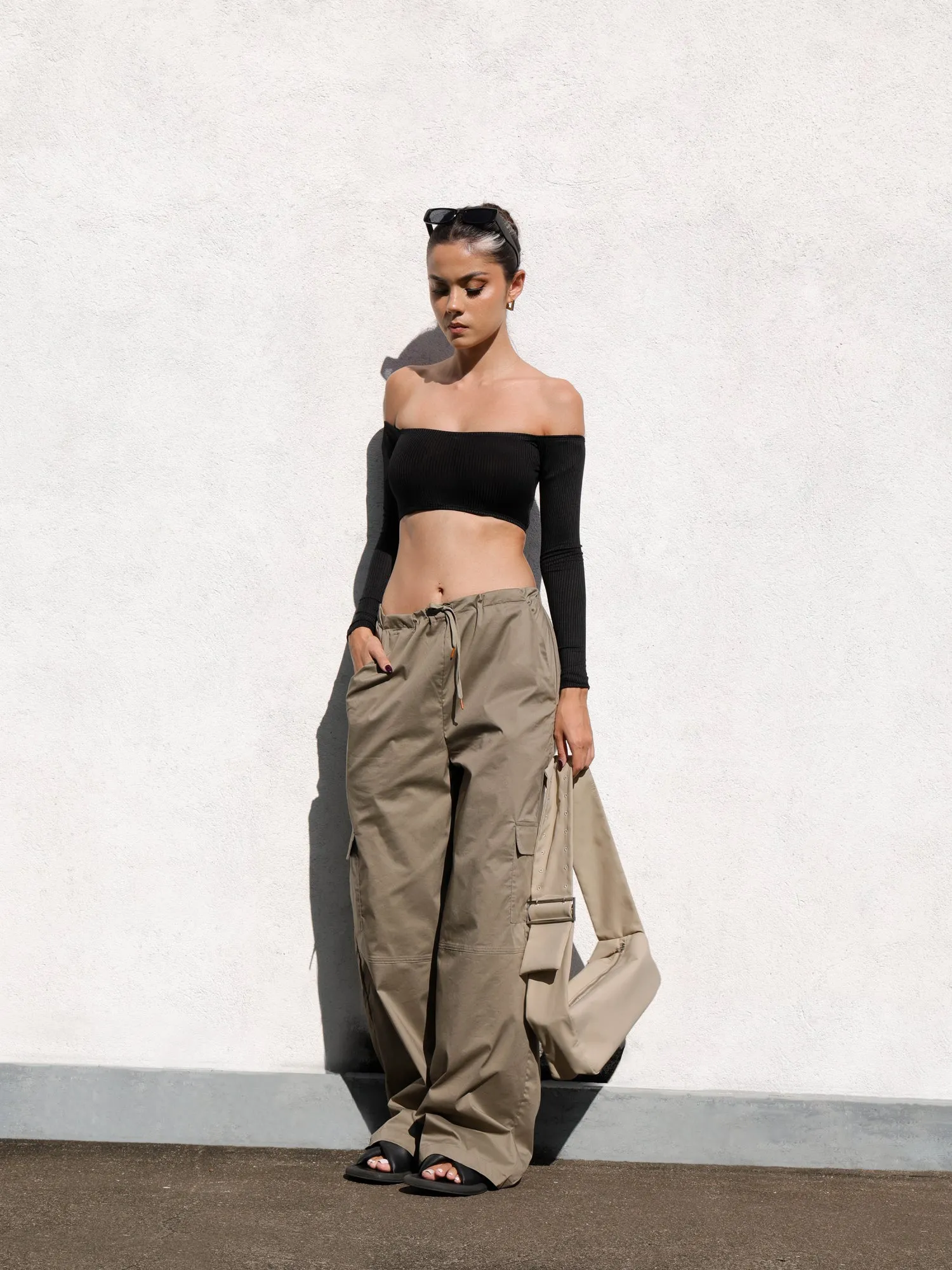 Off- Shoulder Crop Top