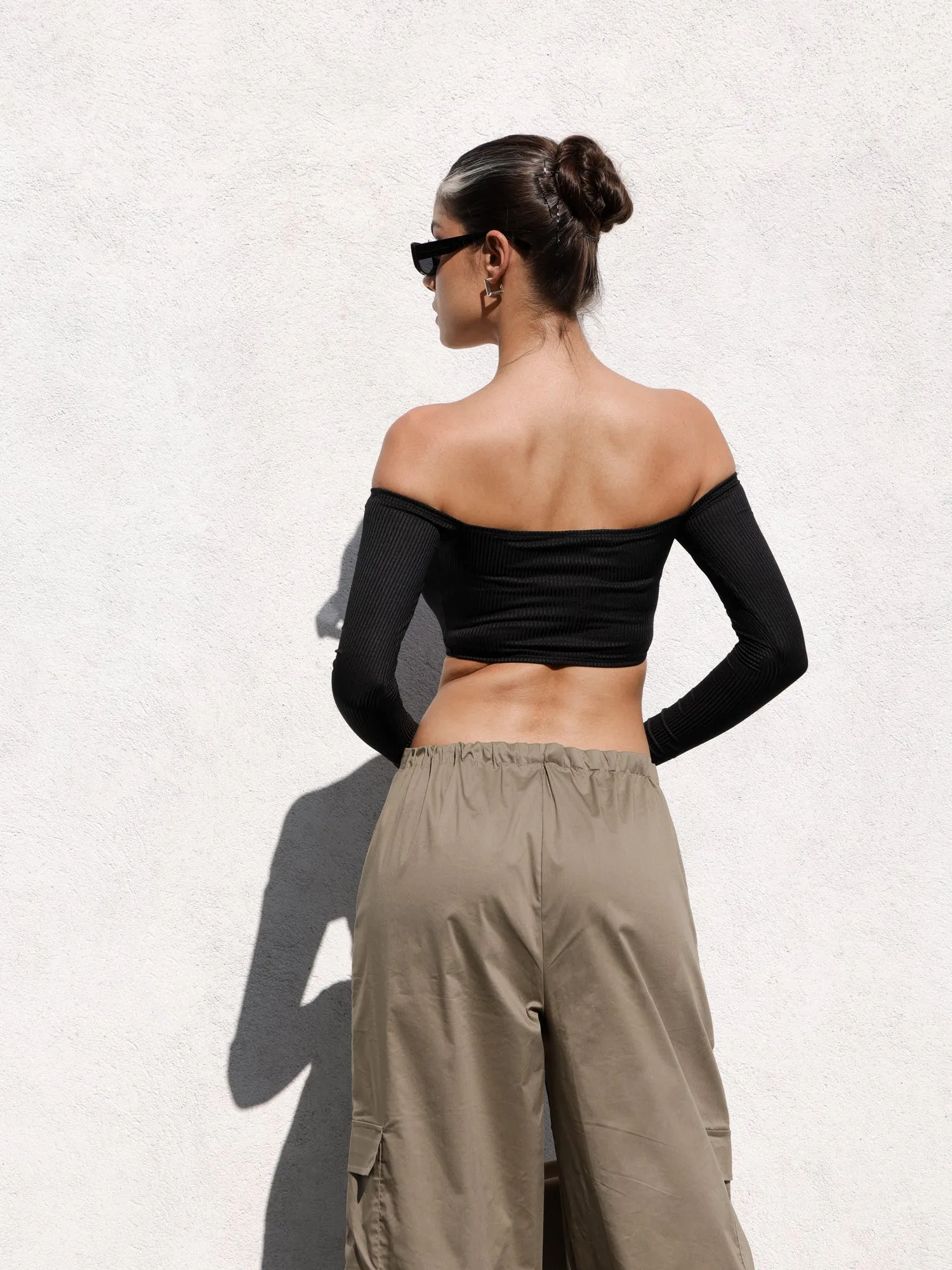 Off- Shoulder Crop Top